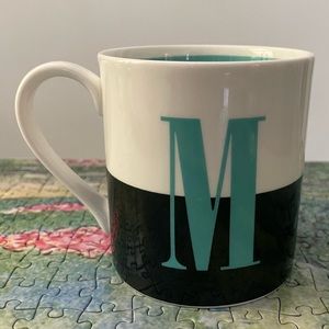 Kate Spade Monogram “M” Mug